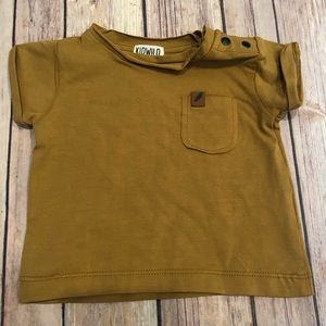 Kidwild tan tee